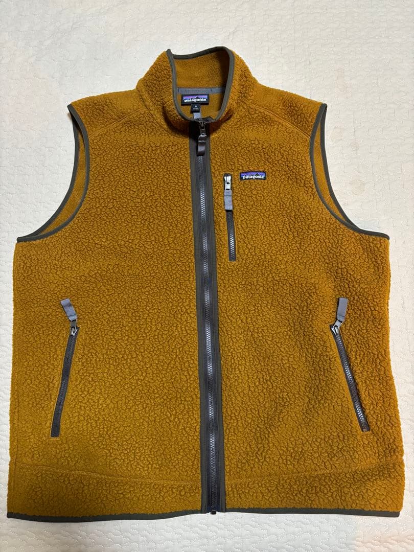 patagonia フリースベスト XL ブラウン