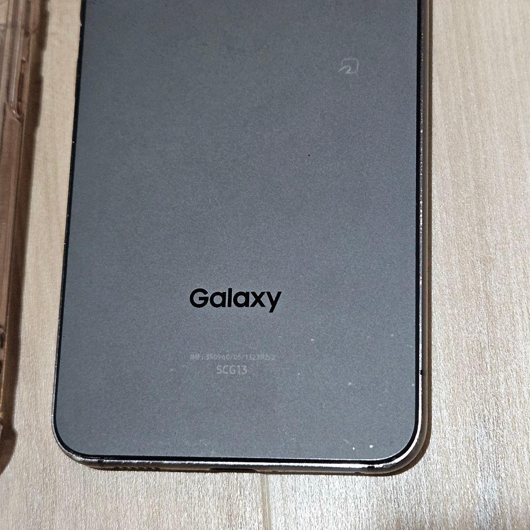 Samsung Galaxy S22 ブラック 本体 クリアケース付き