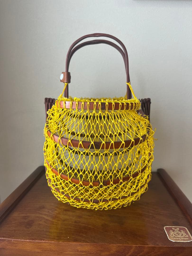 1960s vintage 籠バッグ