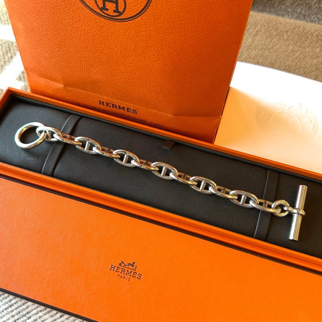 エルメスシェーヌダンクルブレスレットGM 12コマ