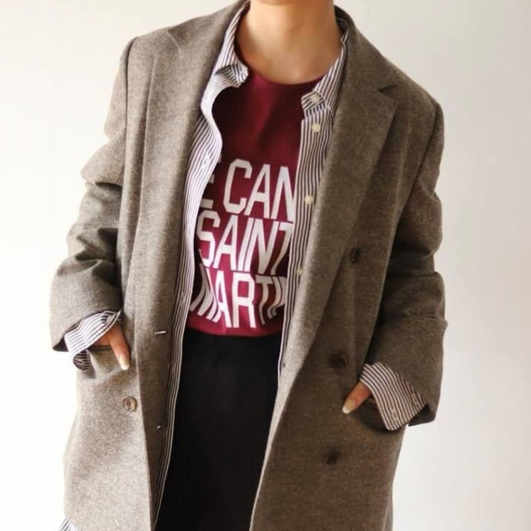 SLOBE iENA ツイードダブルジャケット