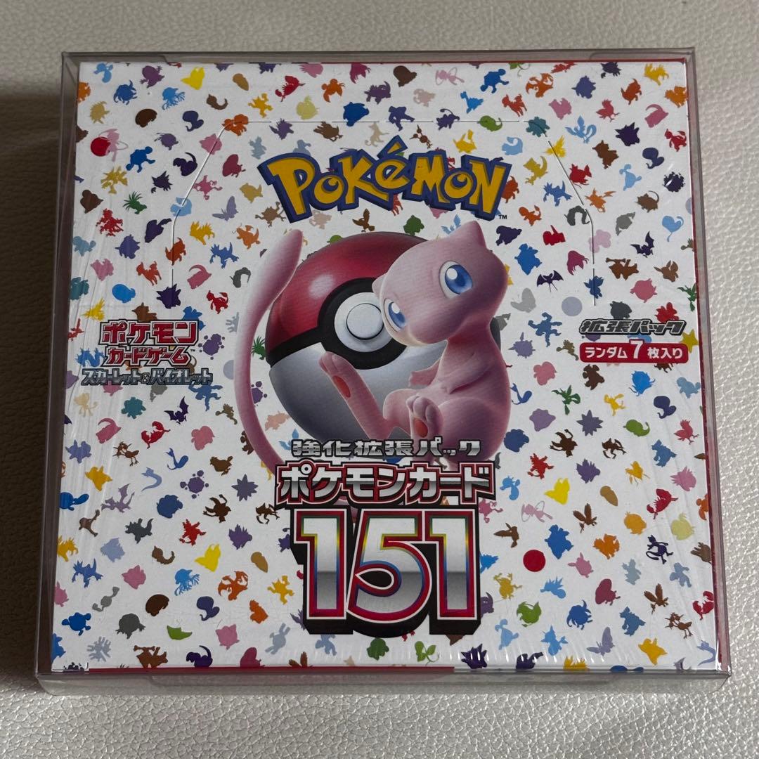 ポケモンカード 151 未開封シュリンク付きBOX