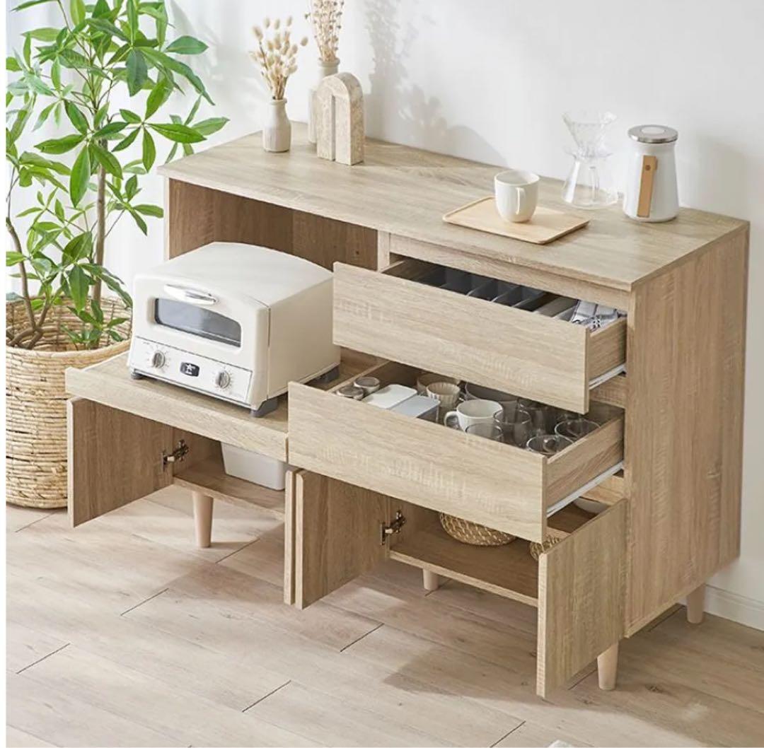 【ゆん】【そのまま梱包】LOWYA レンジボード【8/23以降発送】