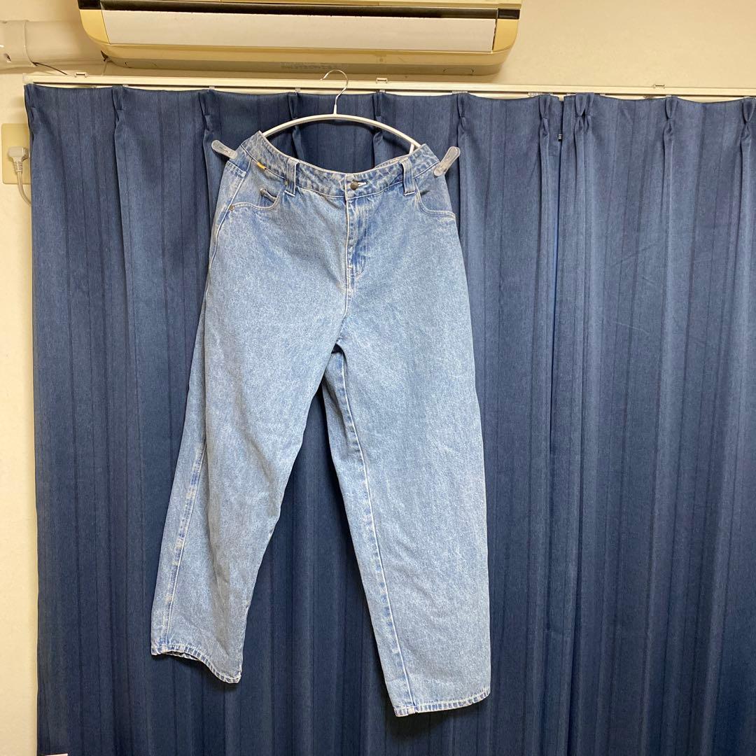 DimeバギーデニムパンツL