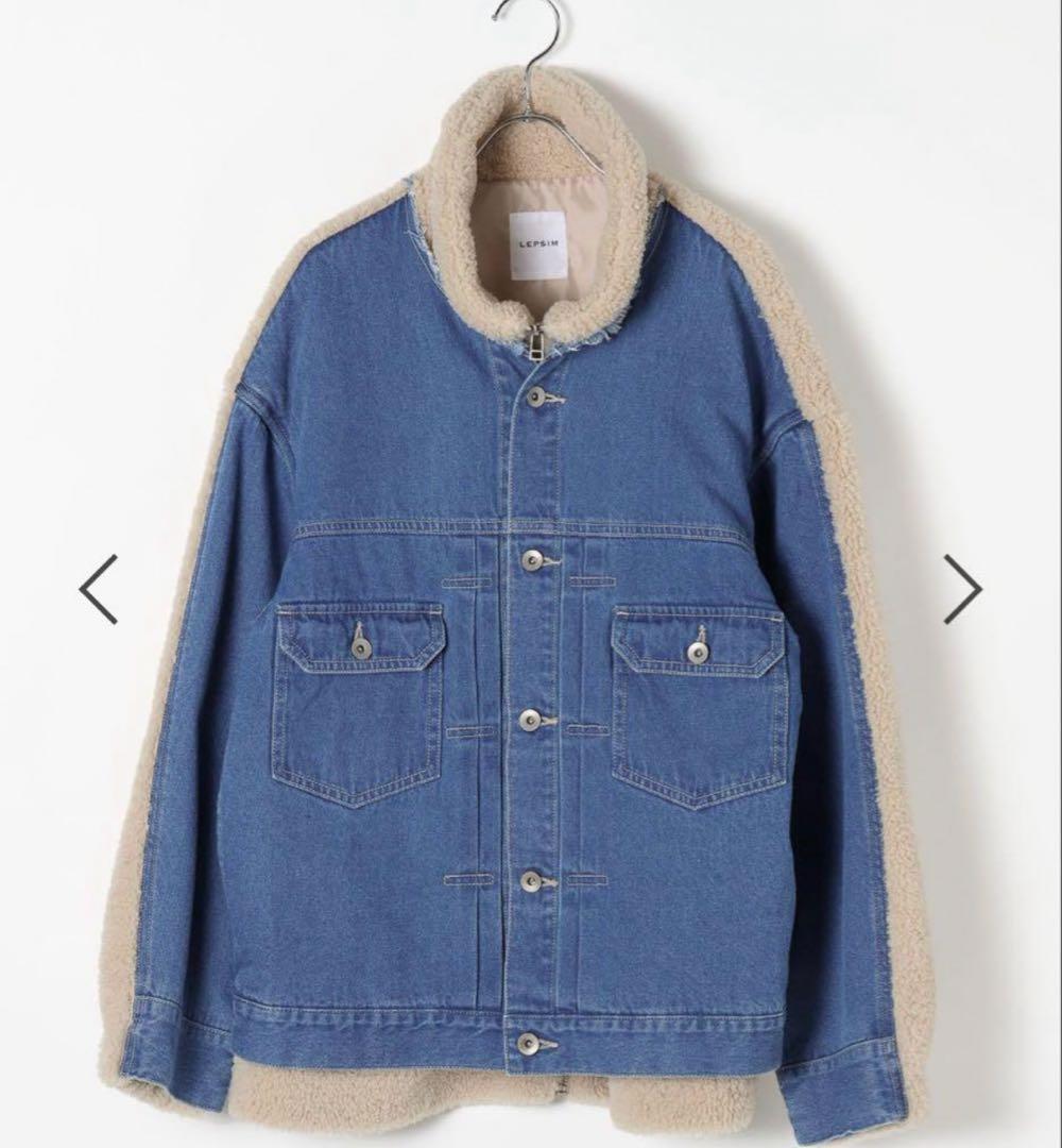LEPSIM デニムボアドッキングジャケット