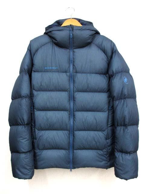 美品 マムート MAMMUT メロン イン フーデッド ダウンジャケット XL