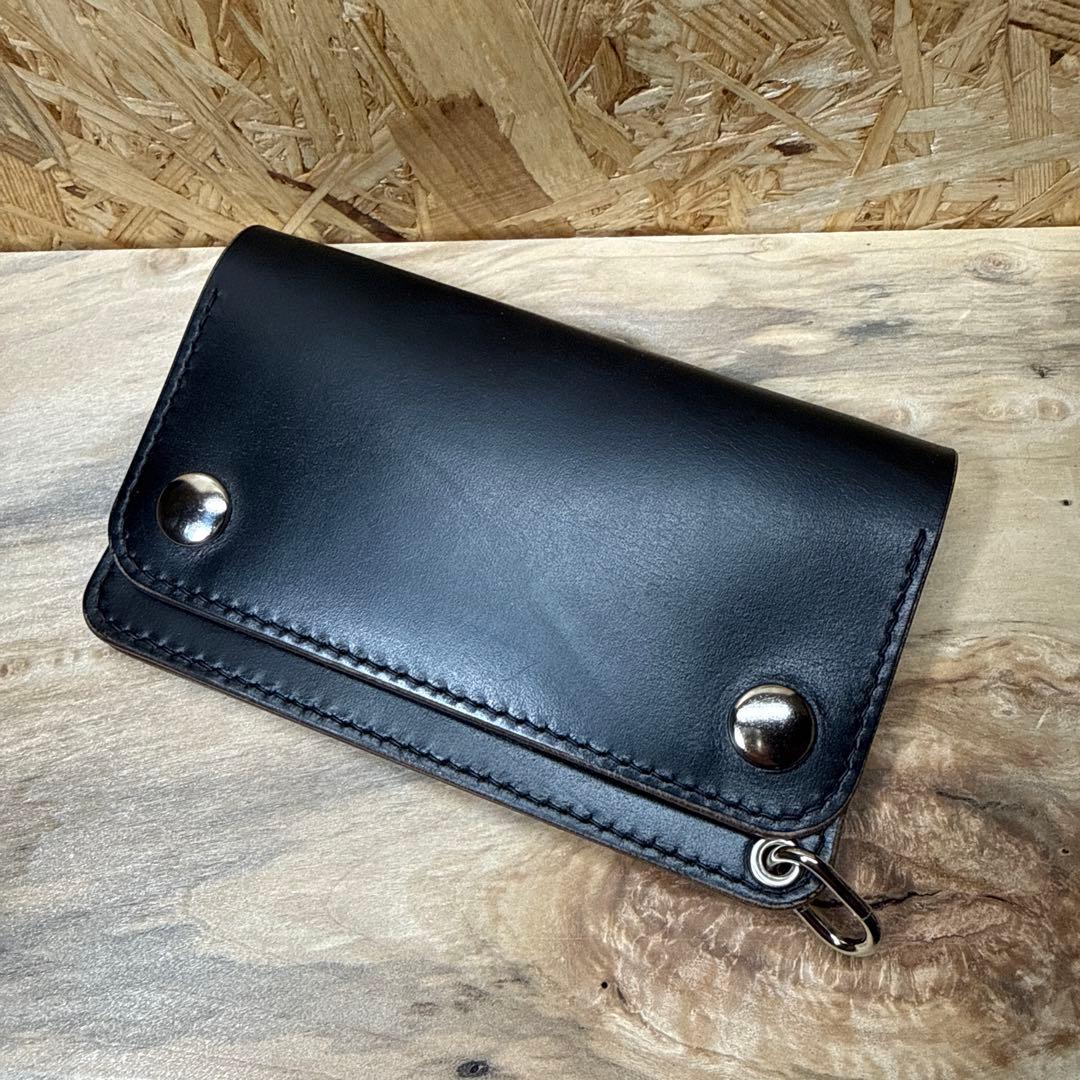 ホーウィン社 クロムエクセル 150 カスタム トラッカーウォレット 茶芯 Ni