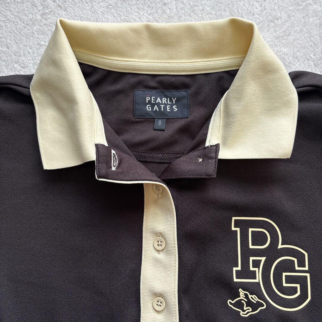 極美　2025　パーリーゲイツ　セットアップ　梨地　プリーツ　ポロ　スカート