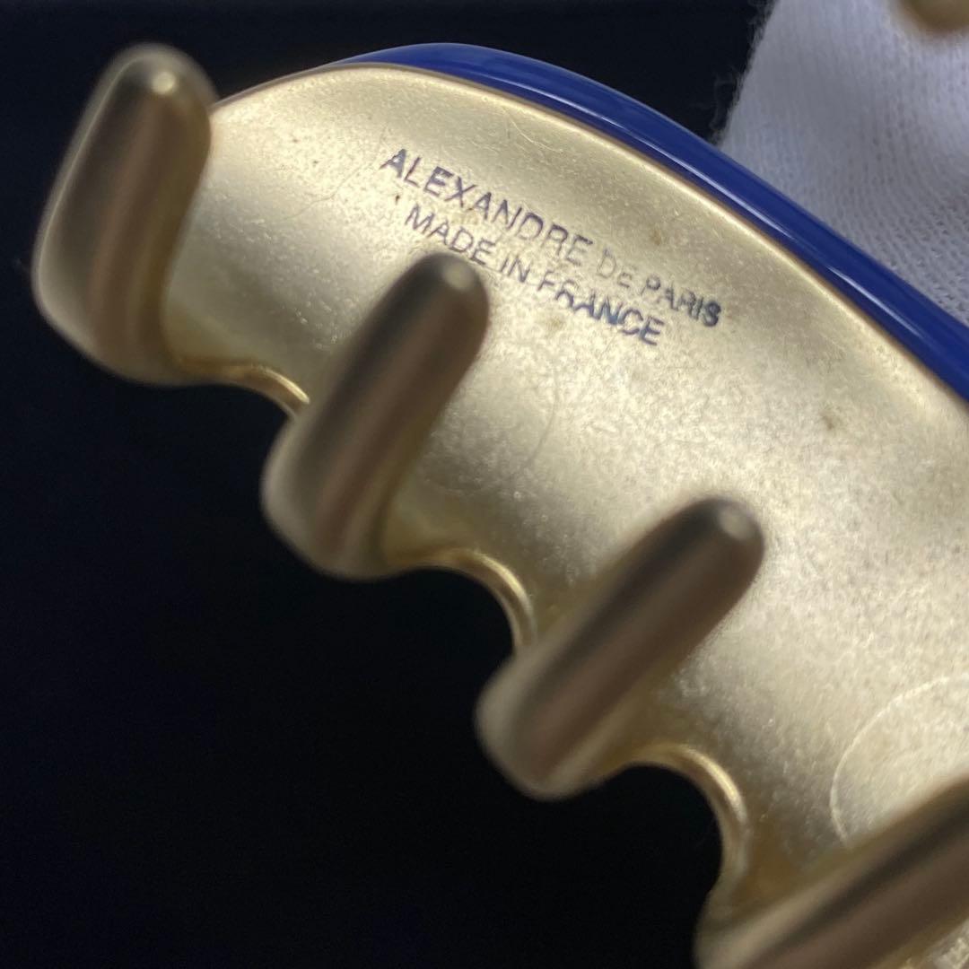 【極美品】アレクサンドルドゥパリ　ヘアクリップ　Lサイズ
