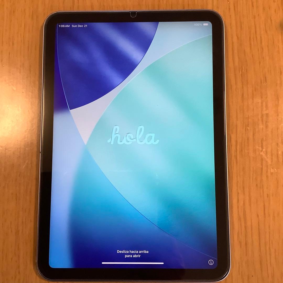 Apple iPad mini 6 タブレット(Wi-Fi モデル)パープル