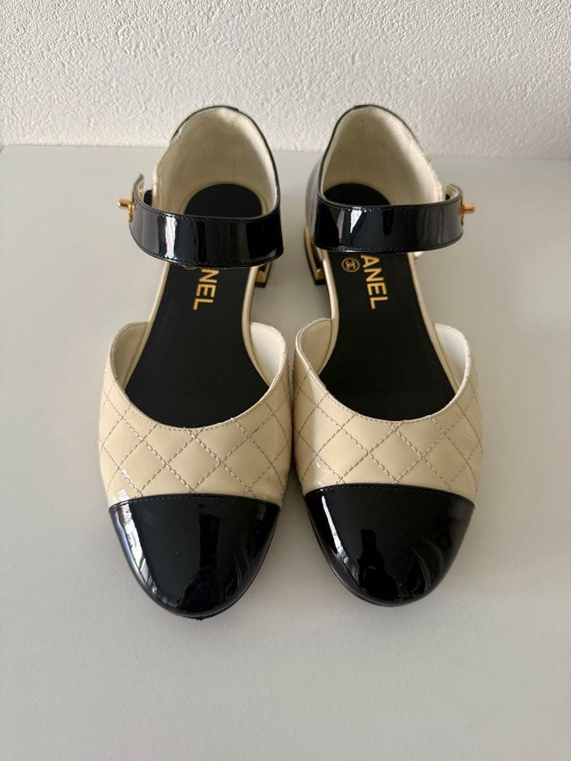 値下げ！超美品CHANEL メリージェーン バレリーナ　37