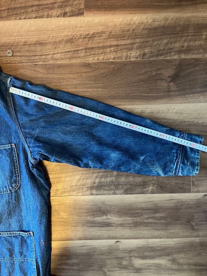 70s Sears work leisure USA デニム カバーオール XL