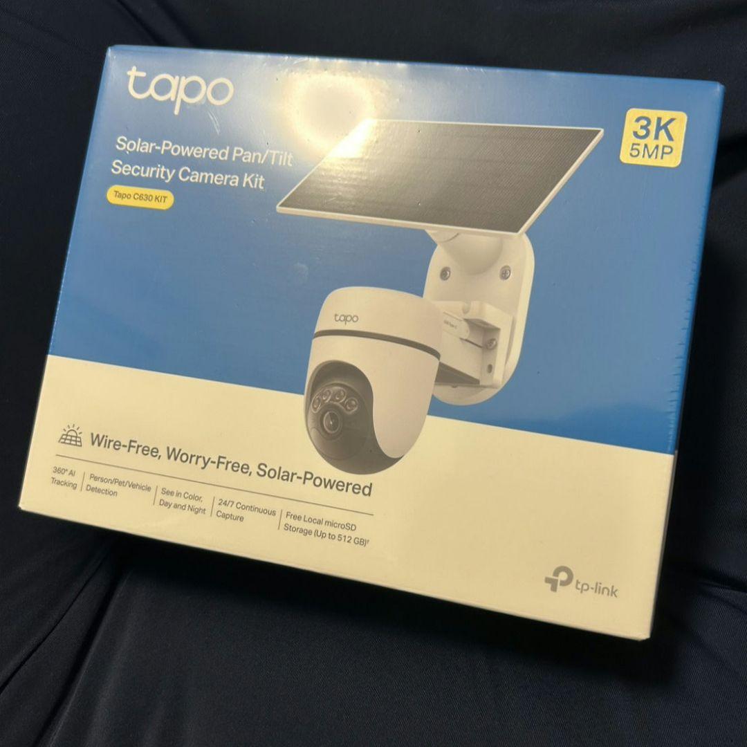 【新品・未開封】Tapo 防犯カメラ 3K500万画素 AI検知 C630KIT