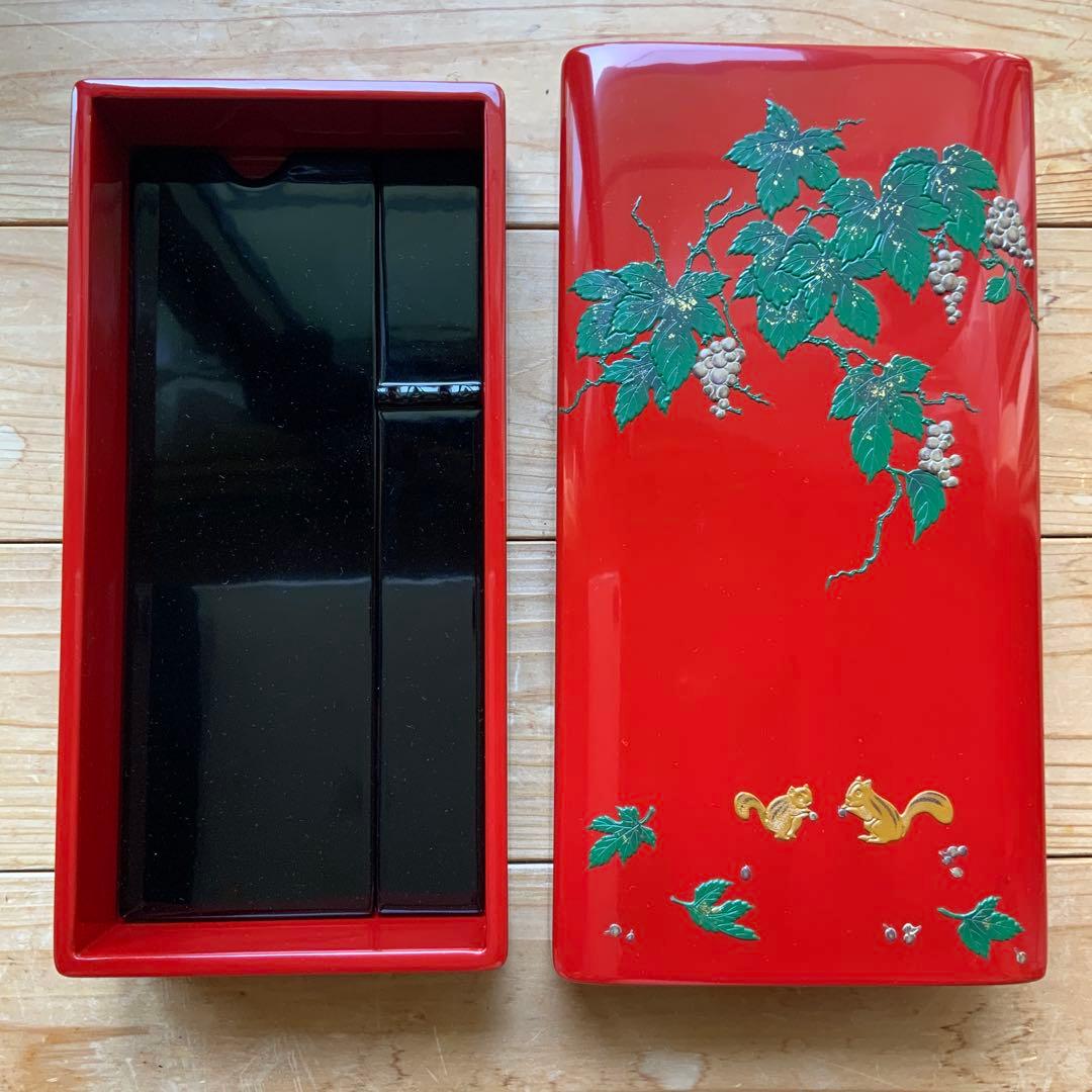 琉球漆器　硯箱