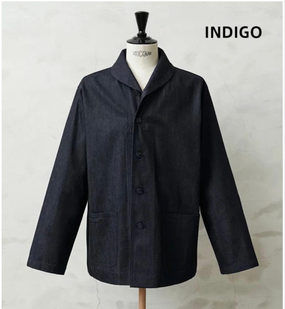 WAIPER inc カイハラ社製デニムショールカラージャケットインディゴ
