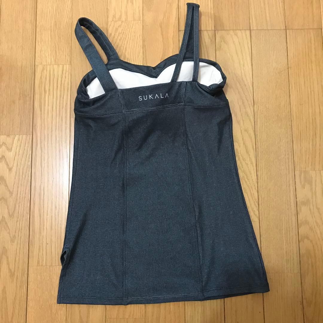 【SUKALA】リブデニムロングキャミソール　新品　訳アリ