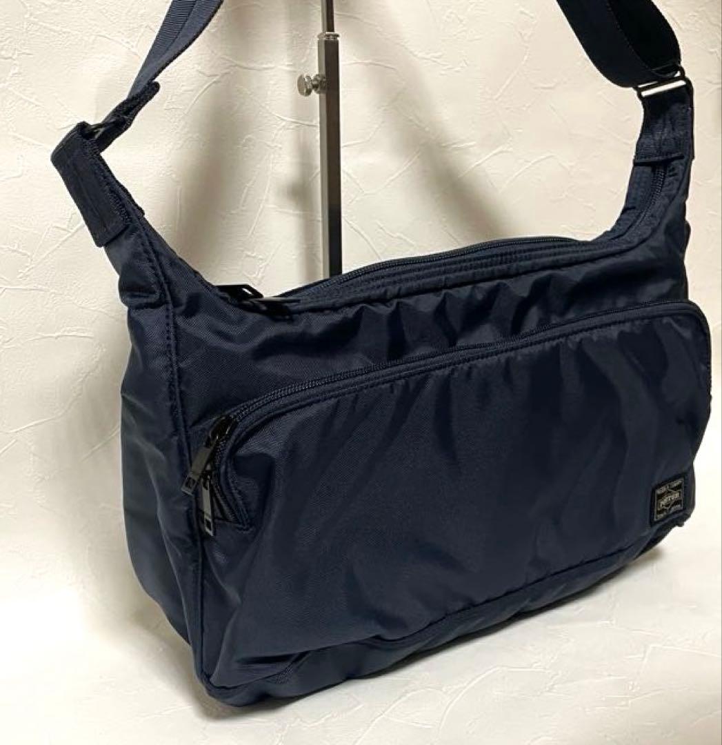 ✨希少完売品✨ポーター【PORTER】フラッシュ　ショルダーバッグ　ネイビー