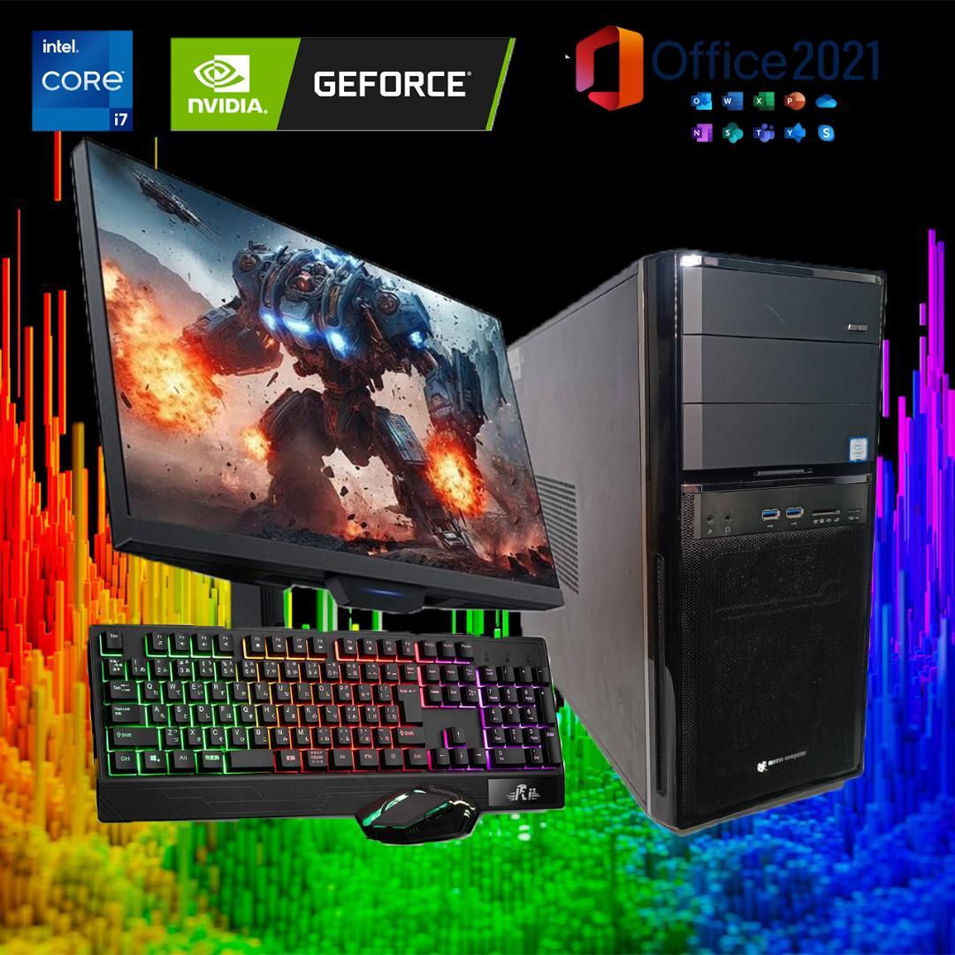 【激安ゲーミングPCフルセット】i7 6700 GTX960 MS Office