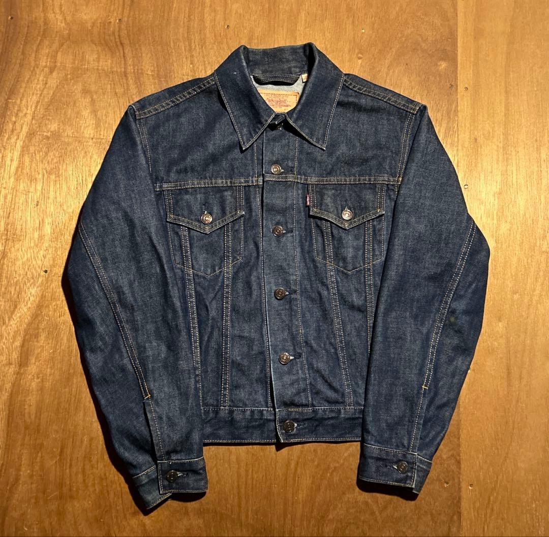 リーバイス デニムジャケット トラッカー 濃紺 USA製 90s 70500