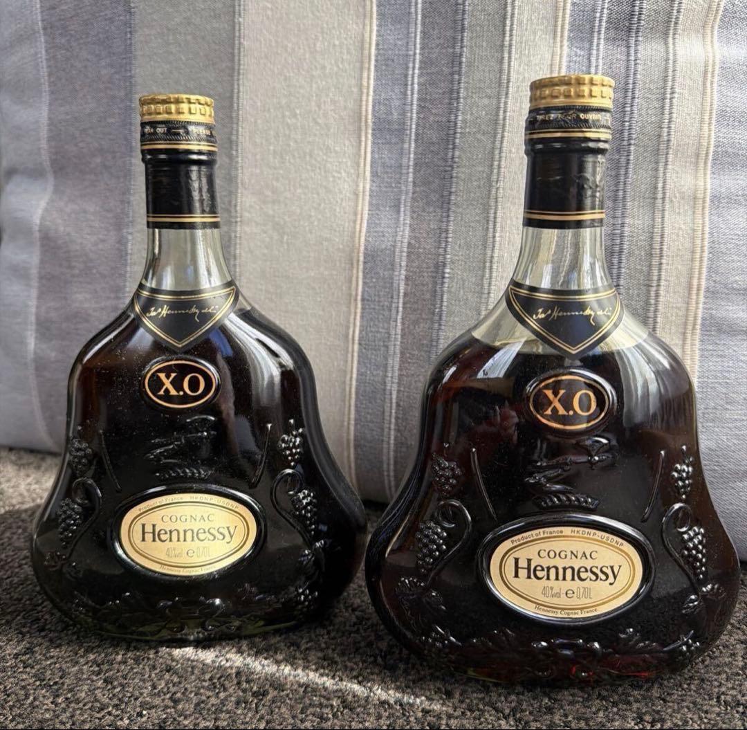 Hennessy XO コニャック 2本セット　箱無し　状態綺麗