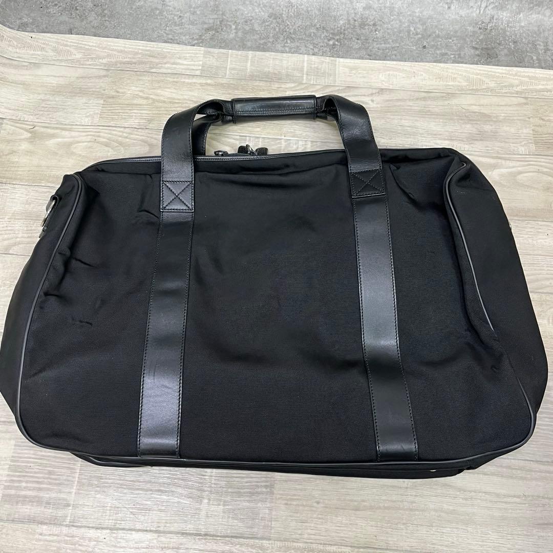 GUCCI グッチ 大容量 ボストンバッグ ナイロン レザー 2WAY ブラック