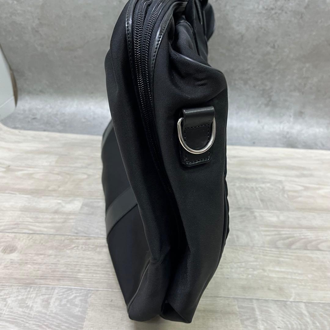 GUCCI グッチ 大容量 ボストンバッグ ナイロン レザー 2WAY ブラック