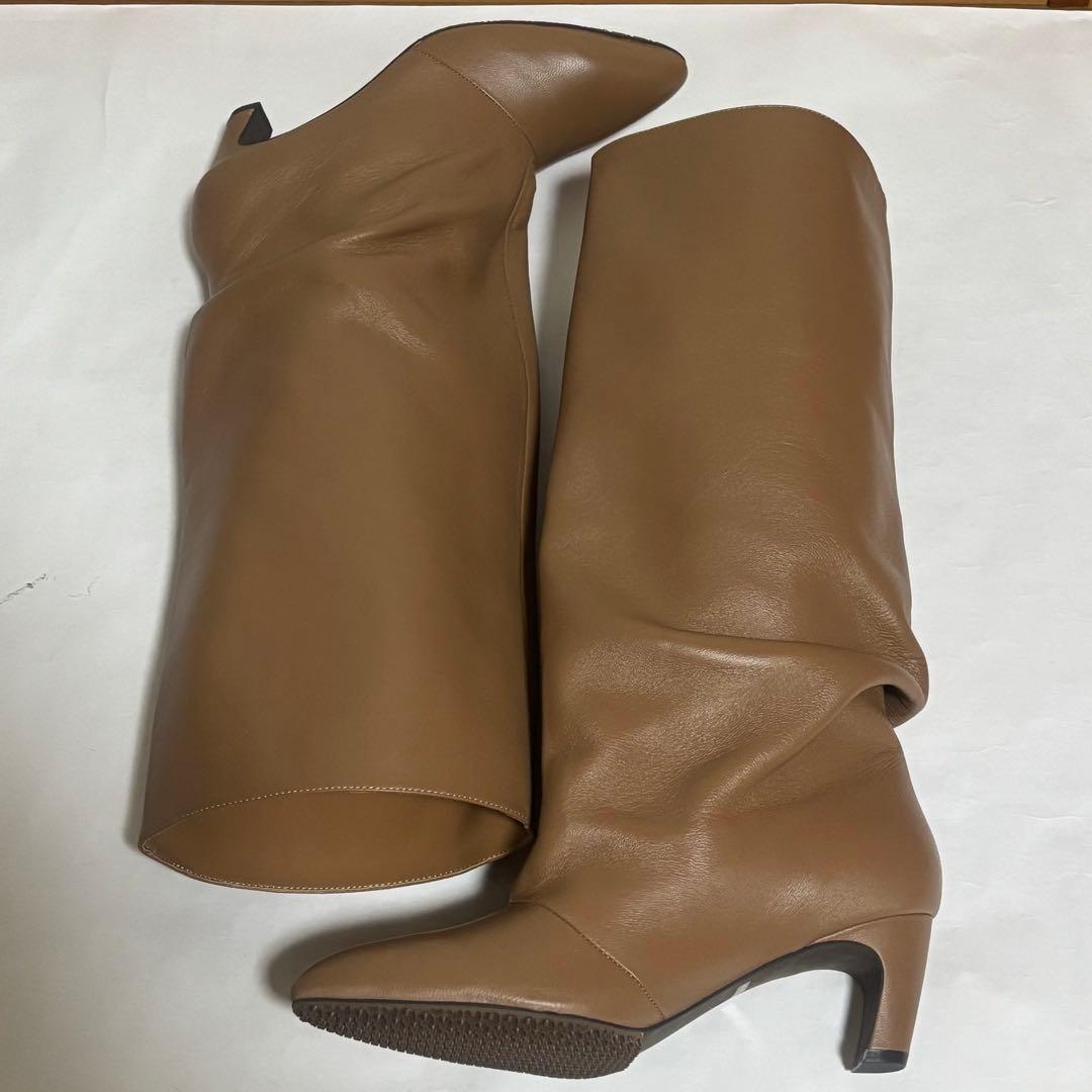 ほぼ未使用 ！SLOBE IENA スローブイエナ　本革　ロングブーツ　ブラウン