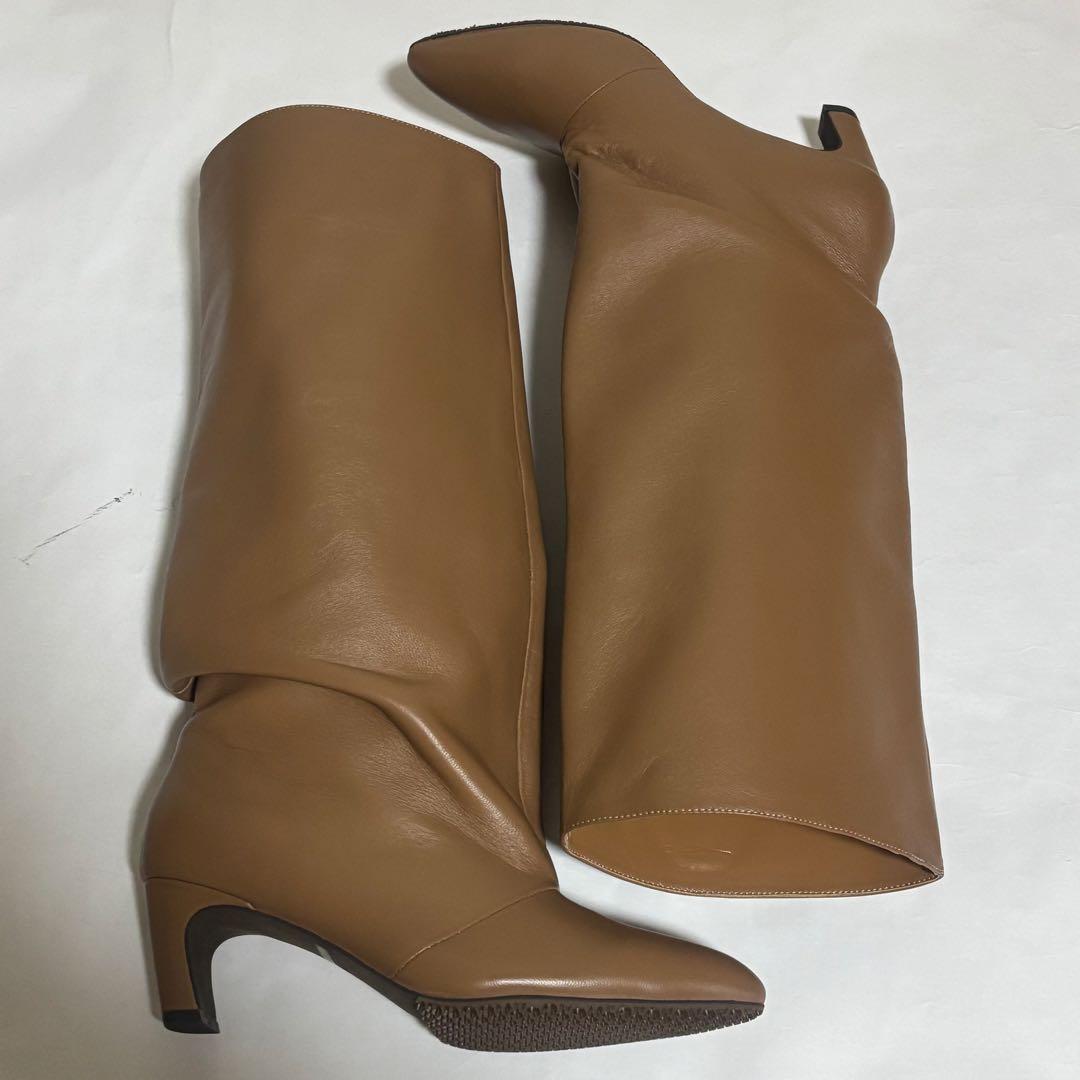 ほぼ未使用 ！SLOBE IENA スローブイエナ　本革　ロングブーツ　ブラウン