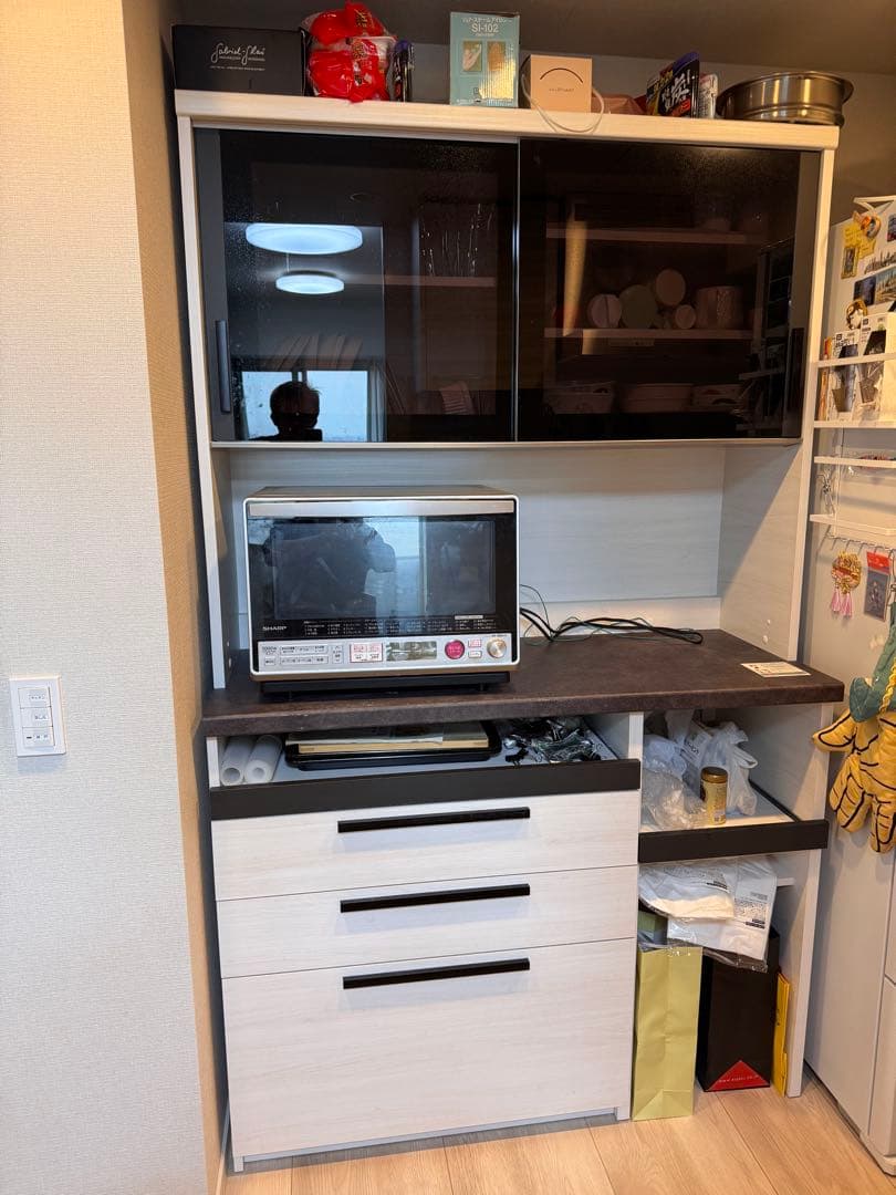 パモウナ 食器棚 キッチンボードSYオーチェ　SY-1200