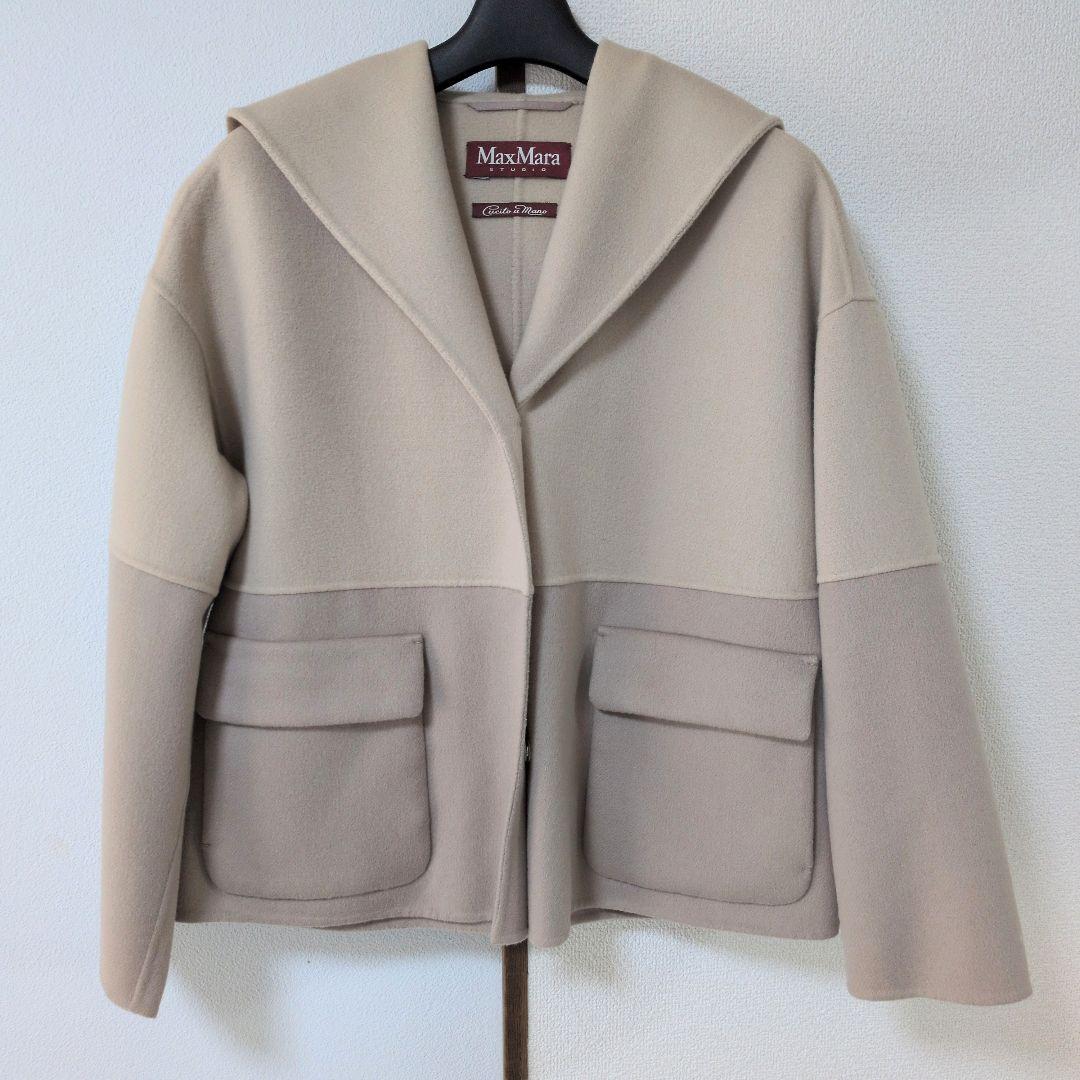 MaxMara STUDIO マックスマーラカシミアコートクチートアマーノ