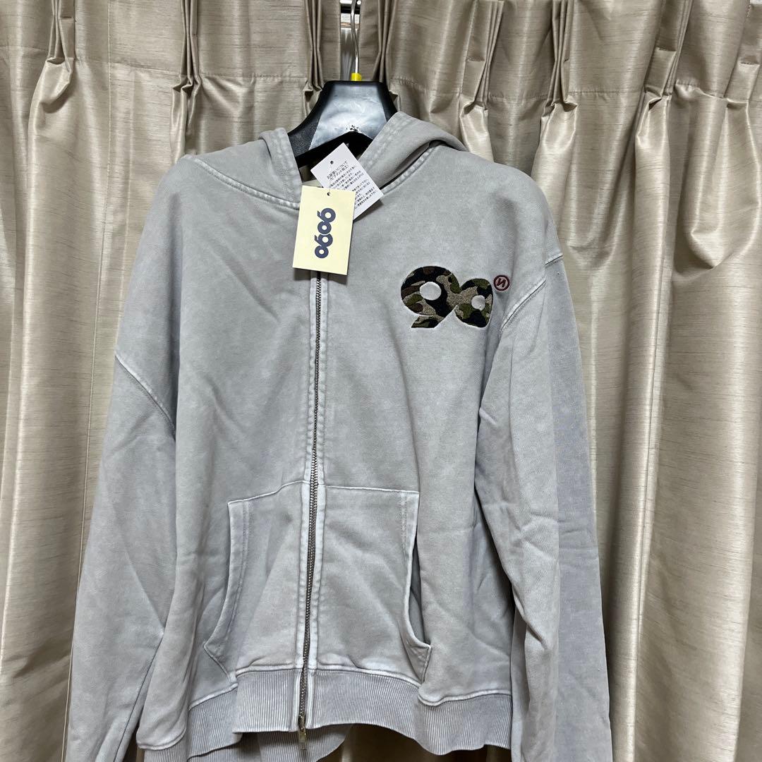 トップス 90 Logo Assort Zip Hoodie S