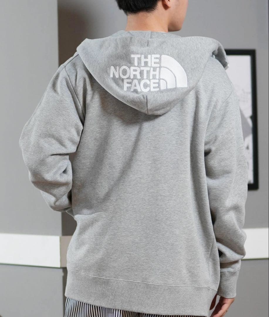 THE NORTH FACE リアビュー ジップパーカー グレー