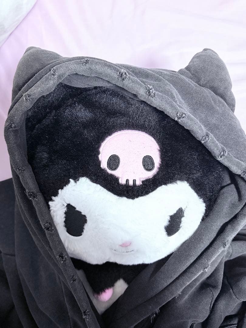 VOLCAN & APHRODITE ネコ耳ピグメントZIPパーカー