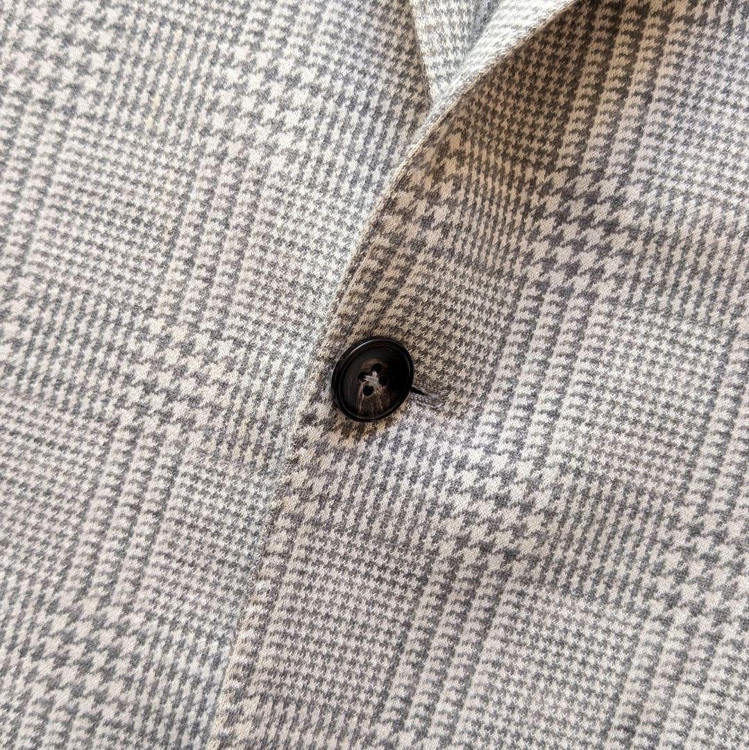 SARTORIO サルトリオ ジャケット ライトグレー チェック 46