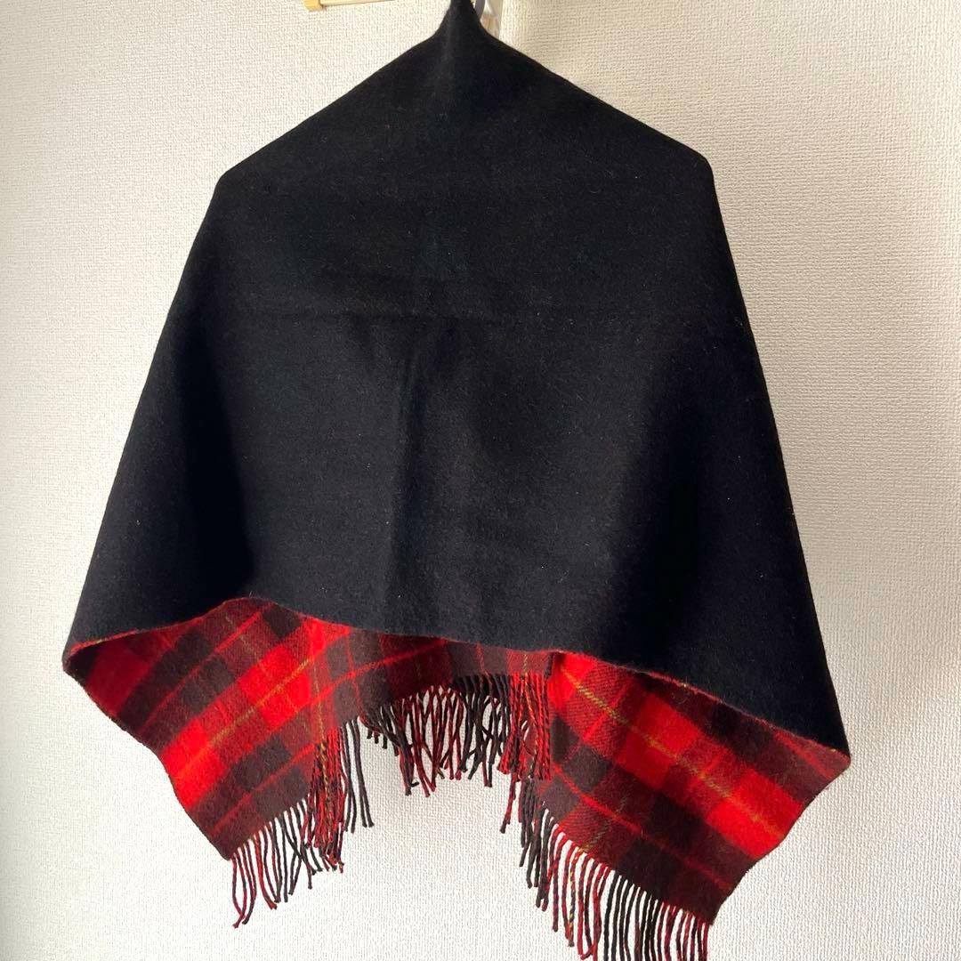 Vivienne Westwood ウールストール赤いチェック柄　ポンチョ　美品