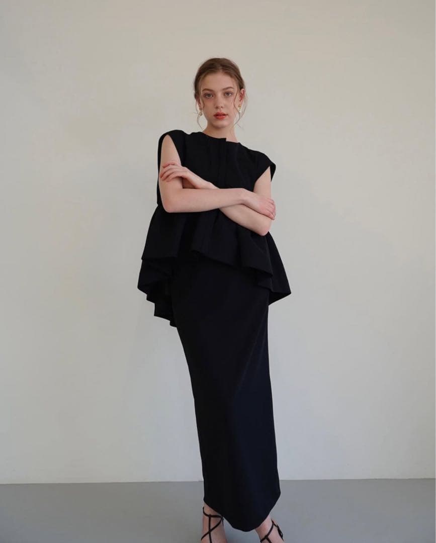 トップス acka ette peplum tops