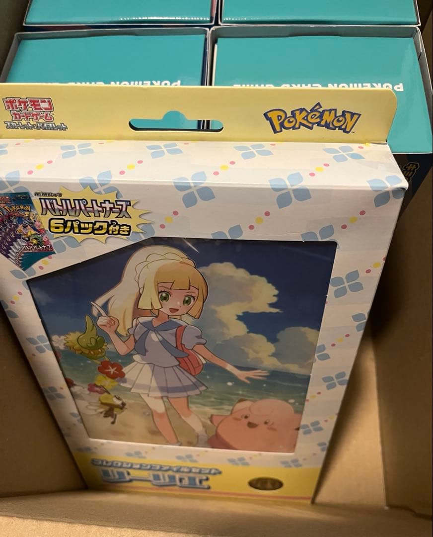 h*o様 バトルパートナーズデッキビルドbox4個　コレクションファイルリーリエ