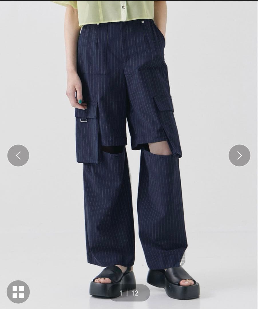 UNITED TOKYO コンセクティブ2WAYパンツ サイズ2 ネイビー