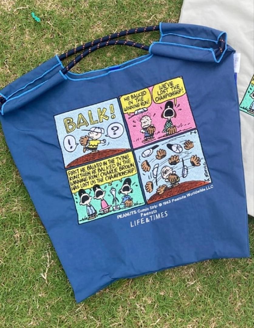 西宮阪急限定　ボールアンドチェーン　スヌーピー 　Baseball　ネイビー　M