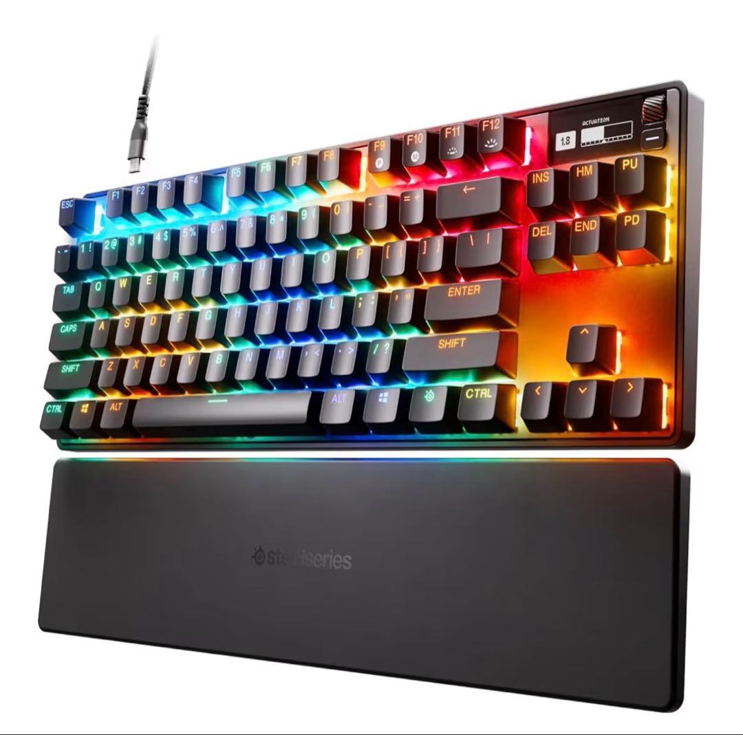 SteelSeries ラピッドトリガー 搭載 ゲーミングキーボード