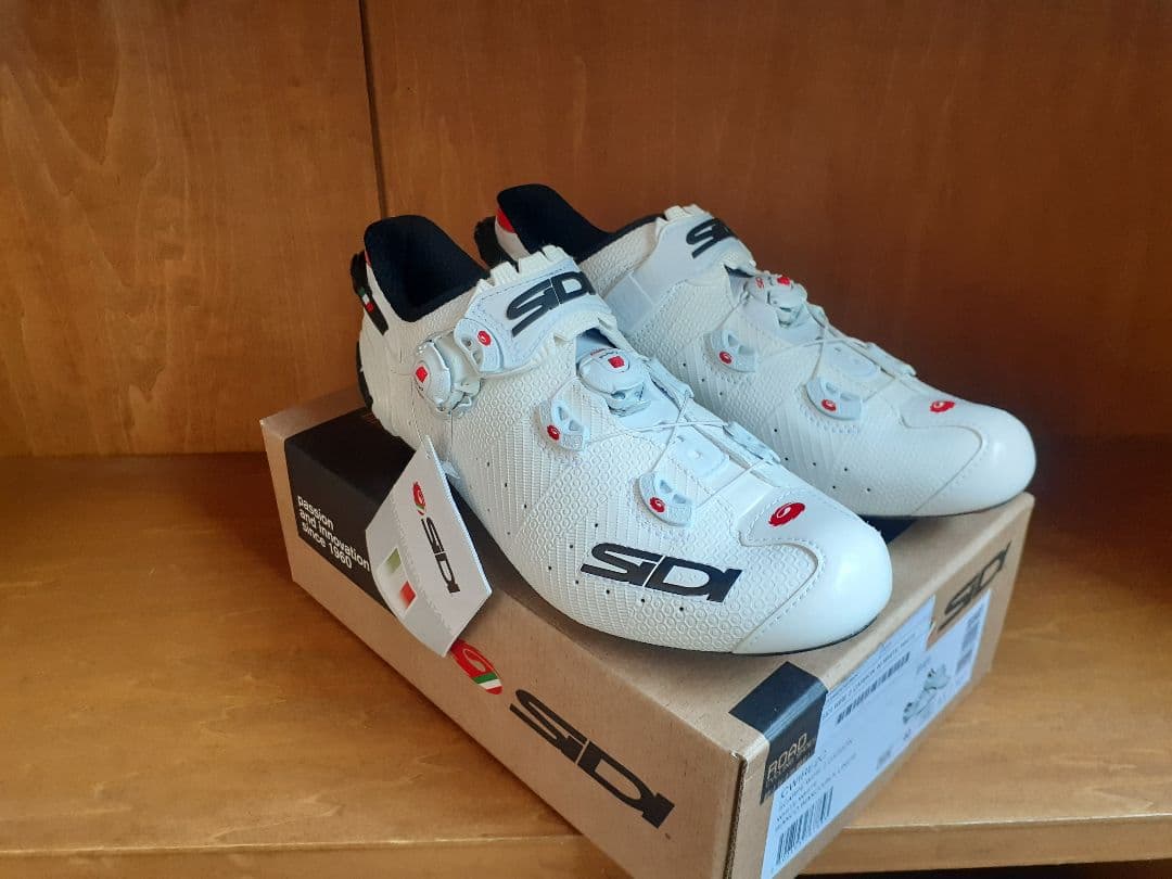 【新品】SIDI　WIRE 2 CARBON　ホワイト/ホワイト　サイズ40