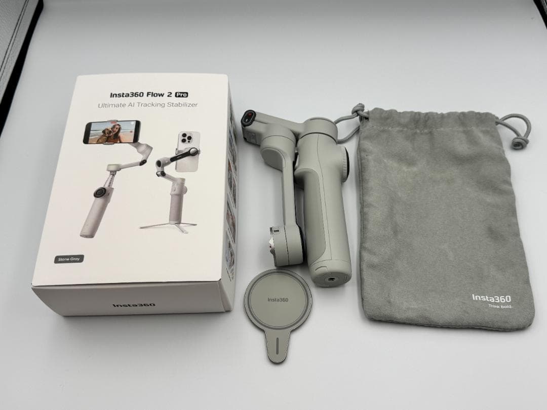 美品 Insta360 Flow 2 Pro + 磁気スマートフォンマウント付き