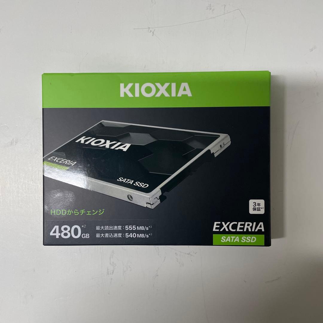 内蔵型SSD KIOXIA EXCERIA 480GB SATA SSD