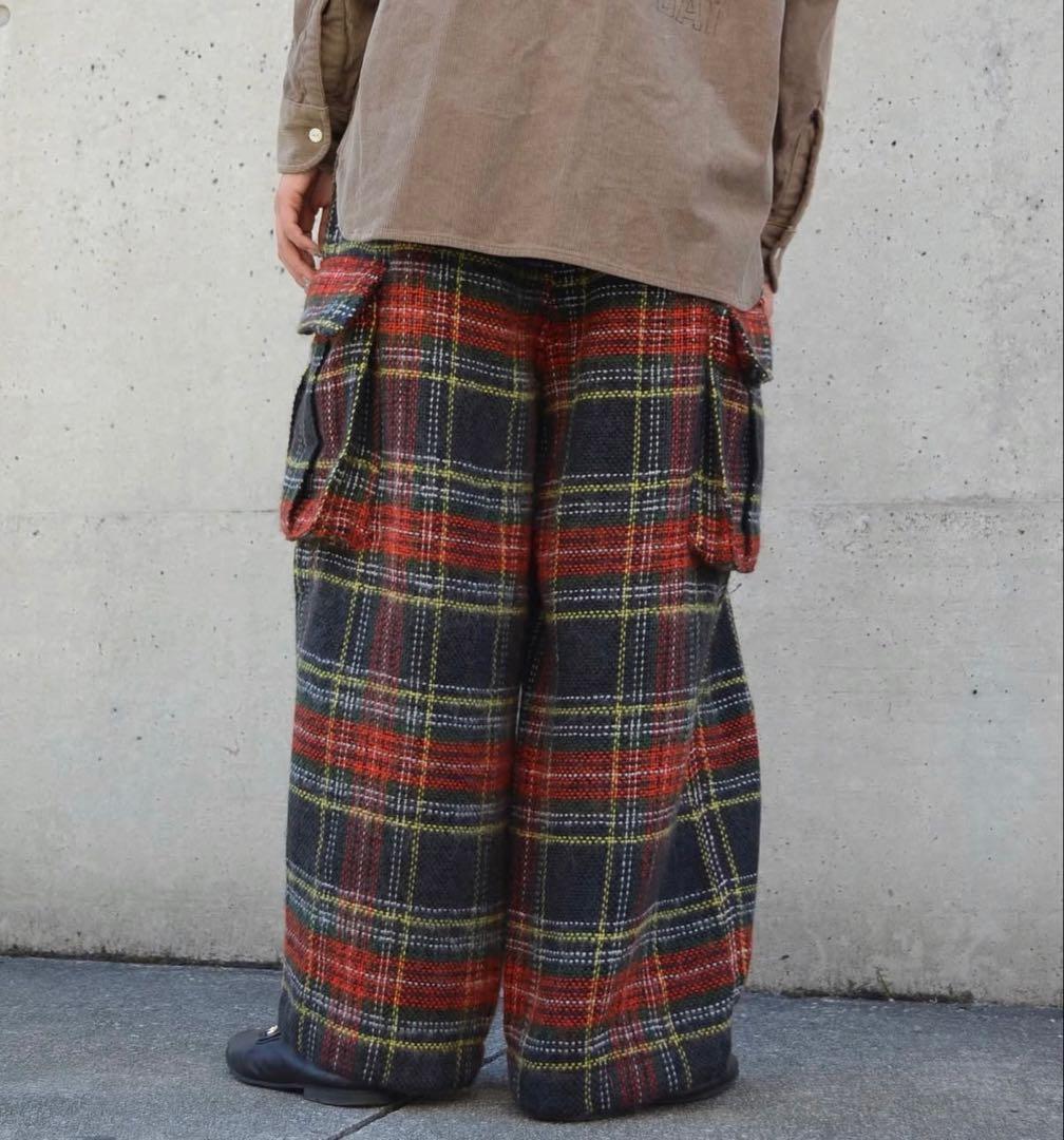 Needles H.D. BDUパンツウールシャギープラッド