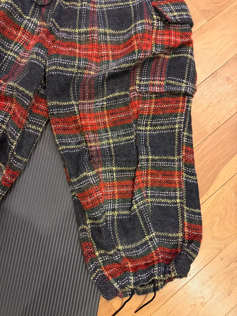 Needles H.D. BDUパンツウールシャギープラッド