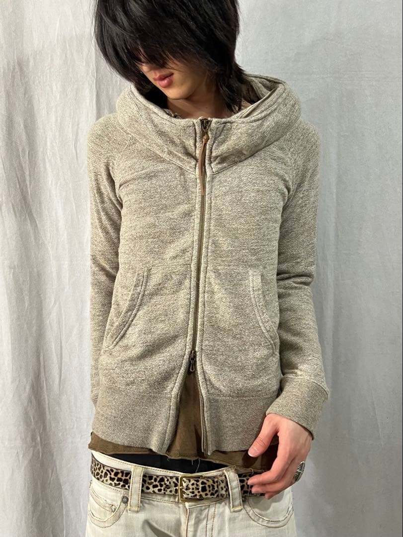 トップス NATURALVINTAGEGOA\"VolumeNeckSweatZHoodie