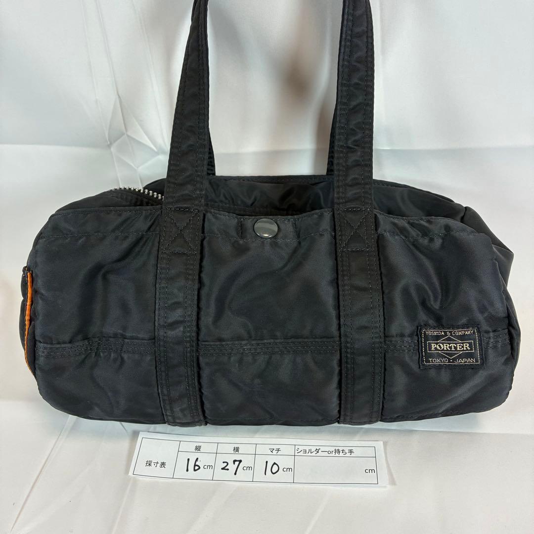 [未使用級] PORTER タンカー ドラムバッグ s ミニボストン