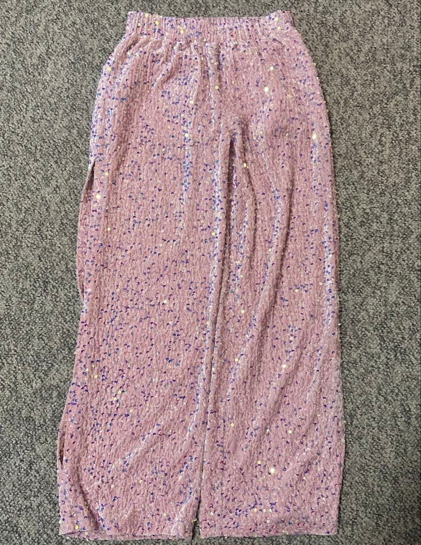 PAMEOPOSE スパンコール　パンツ　DIVA PANTS ピンク