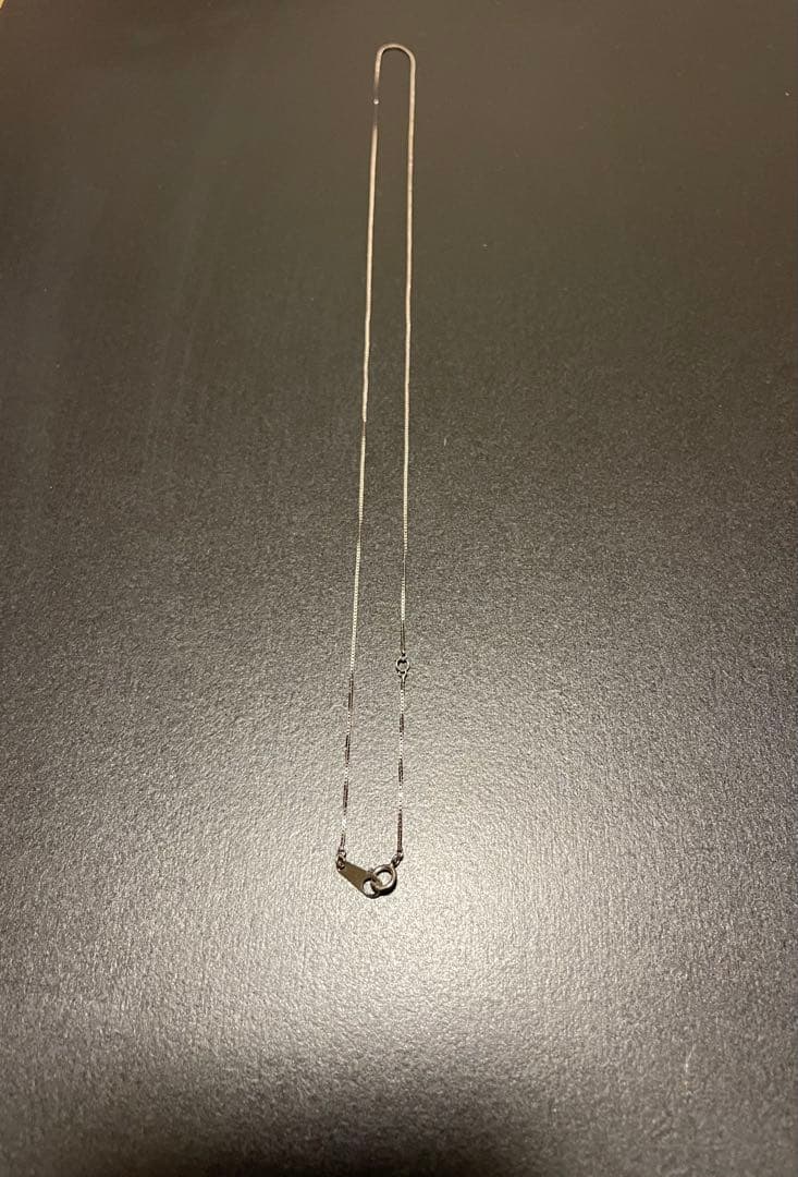 K18WG ホワイトゴールドネックレス