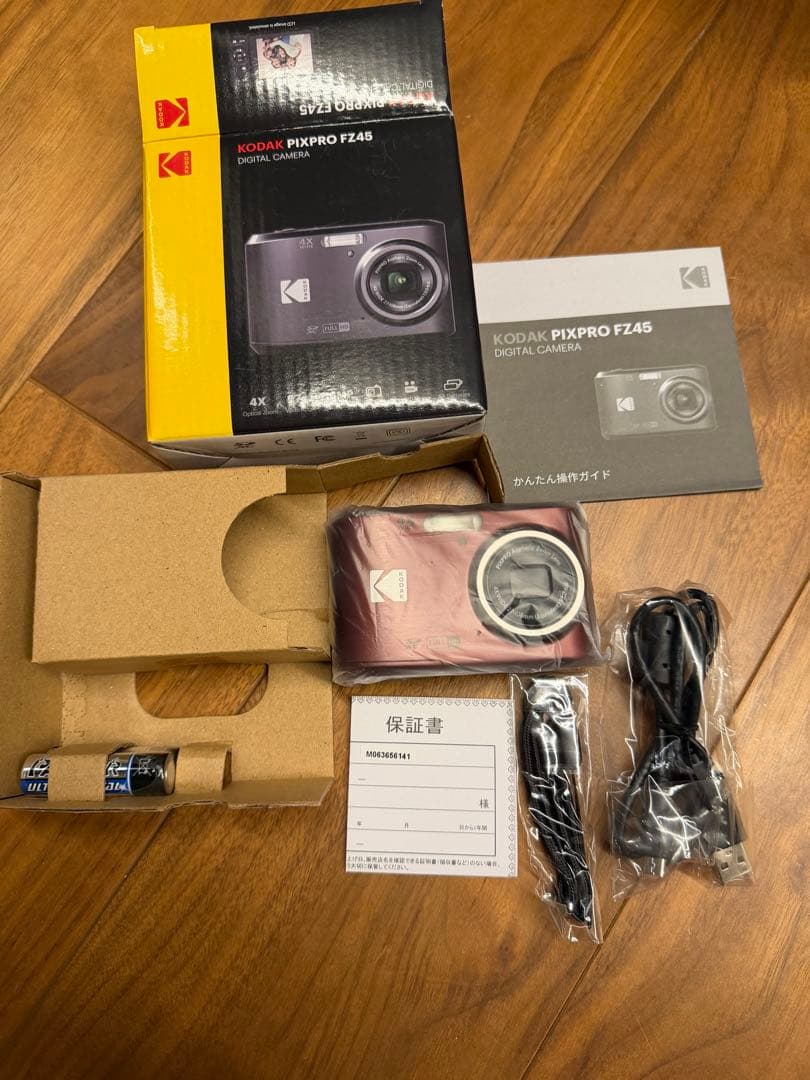コンパクトデジタルカメラ KODAK PIXPRO レッド　FZ45RD